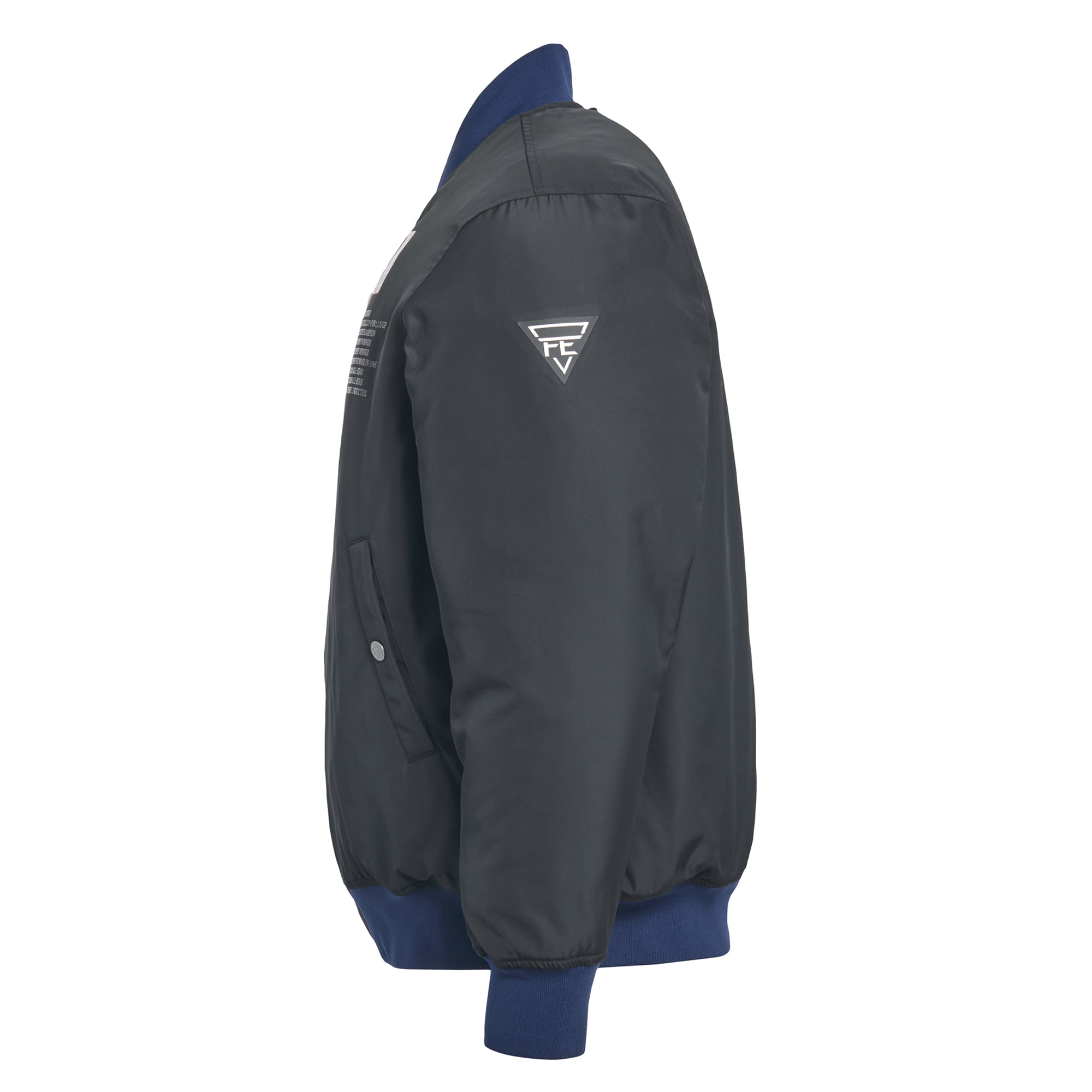 Veste bomber réversible à fermeture éclair intégrale FE Jean Beliveau rouge/noir pour homme, des Canadiens de Montréal